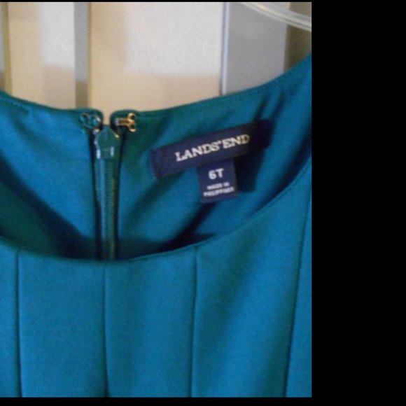 Lands End fit & flare midi dress sz 6 - Picture 2 of 6